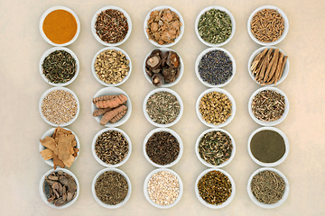 Image showing Collection of Nervine Foods to Calm Nervous System