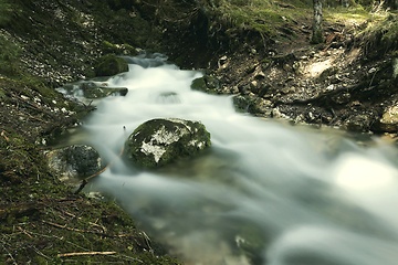 Image showing mountain stream close up