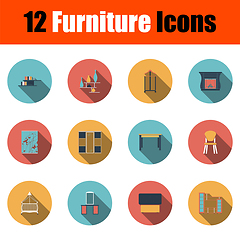 Image showing Furniture Icon Set