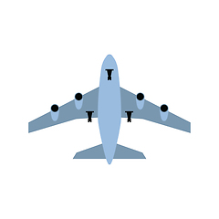 Image showing Airplane Takeoff Icon