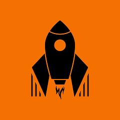 Image showing Startup Rocket Icon