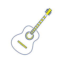 Image showing Acoustic guitar icon