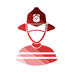 Image showing Fireman icon