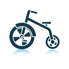 Image showing Baby trike icon