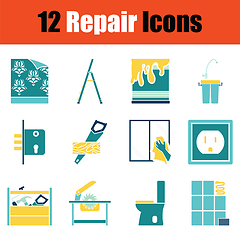 Image showing Set of repair icons