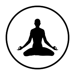 Image showing Lotus Pose Icon