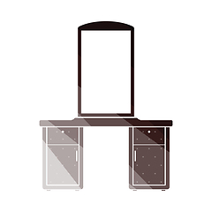 Image showing Dresser with mirror icon