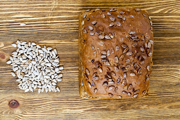 Image showing square loaf of bread