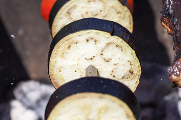 Image showing grilled aubergine