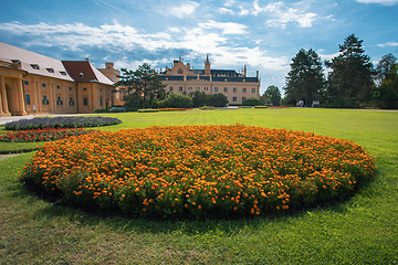 Image showing State chateau Lednice in South Moravia, Czech Republic