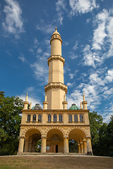 Image showing Minaret in Lednice, UNESCO World Heritage