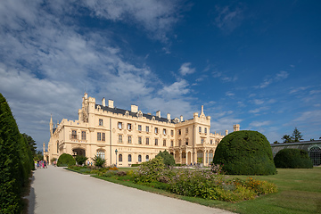 Image showing State chateau Lednice in South Moravia, Czech Republic