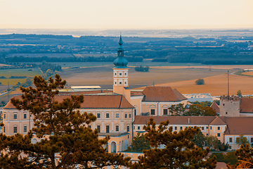 Image showing Mikulov city and castle, Czech Republic