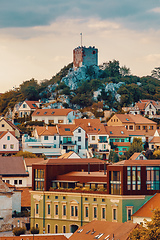 Image showing Mikulov city and castle, Czech Republic