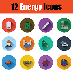Image showing Energy icon set