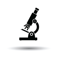 Image showing School microscope icon