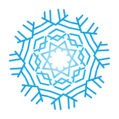 Image showing Snowflake ornate