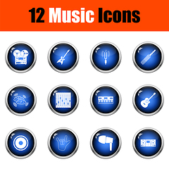Image showing Music Icon Set