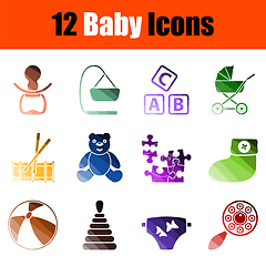 Image showing Baby Icon Set