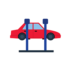 Image showing Car lift icon