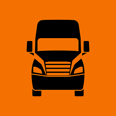 Image showing Truck icon front view