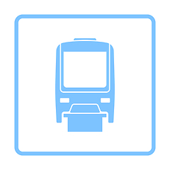 Image showing Monorail Icon Front View