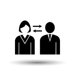Image showing Corporate Interaction Icon