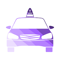 Image showing Taxi Icon Front View