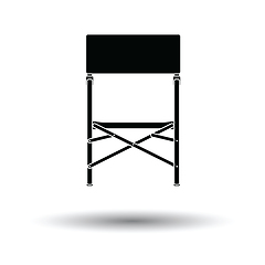 Image showing Icon of Fishing folding chair