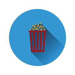 Image showing Cinema popcorn icon