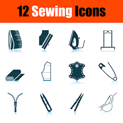 Image showing Sewing Icon Set