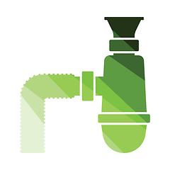 Image showing Bathroom siphon icon