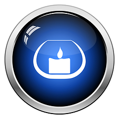 Image showing Candle In Glass Icon