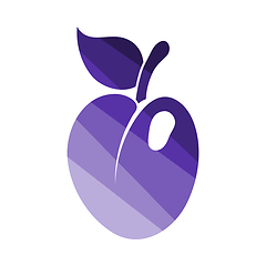 Image showing Icon Of Plum