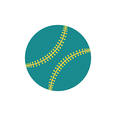 Image showing Baseball ball icon