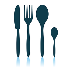 Image showing Silverware Set Icon