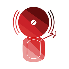 Image showing Fire alarm icon