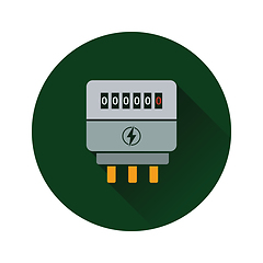 Image showing Electric meter icon
