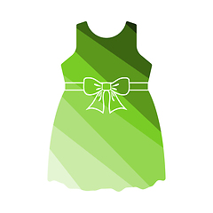 Image showing Baby Girl Dress Icon