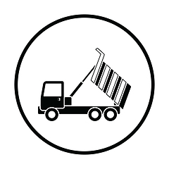 Image showing Icon of tipper