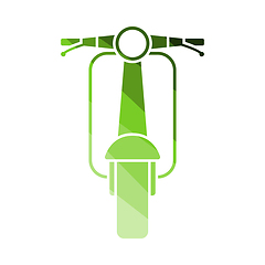 Image showing Scooter Icon Front View