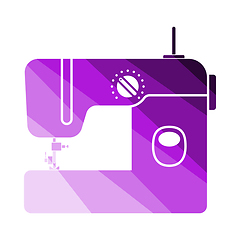 Image showing Modern Sewing Machine Icon