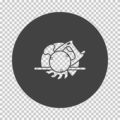 Image showing Circular saw icon