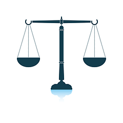 Image showing Justice scale icon