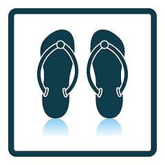 Image showing Spa Slippers Icon