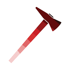 Image showing Fire axe icon