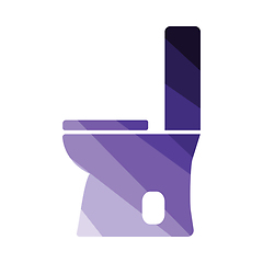 Image showing Toilet bowl icon