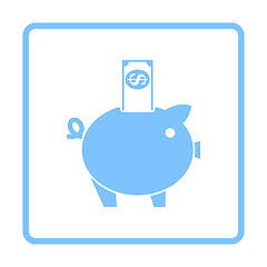 Image showing Piggy Bank Icon