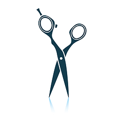 Image showing Hair scissors icon