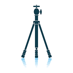 Image showing Icon Of Photo Tripod